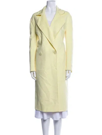 Pre-owned Stella Mccartney Wool Coat In Yellow