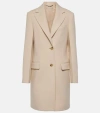 Stella Mccartney Single-breasted Wool Blazer In Yellow