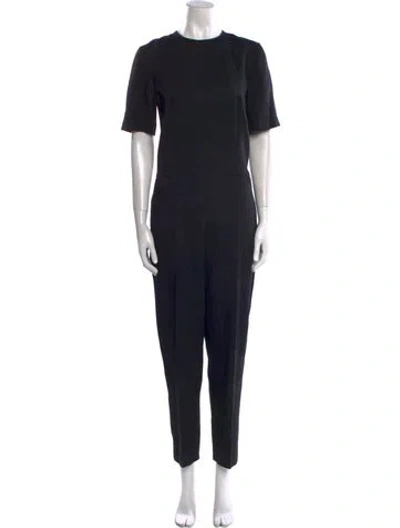 Pre-owned Stella Mccartney Wool Crew Neck Jumpsuit W/ Tags In Black