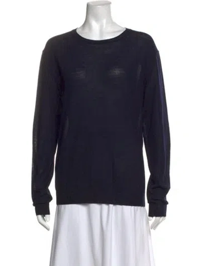 Pre-owned Stella Mccartney Wool Crew Neck Sweater In Black