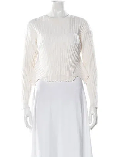 Pre-owned Stella Mccartney Wool Crew Neck Sweater In Neutral