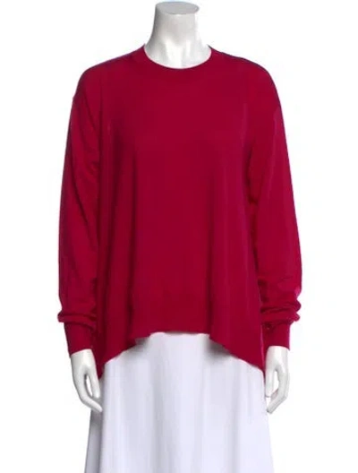 Pre-owned Stella Mccartney Wool Crew Neck Sweatshirt In Pink