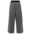 Stella Mccartney Wool Culottes In Grey Melange