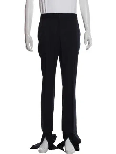 Pre-owned Stella Mccartney Wool Dress Pants In Blue