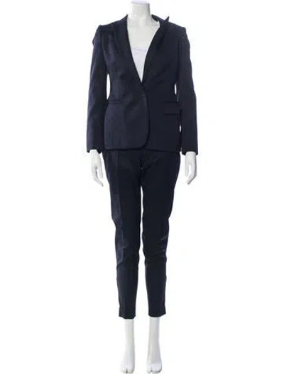 Pre-owned Stella Mccartney Wool Evening Jacket In Blue