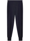 Stella Mccartney Wool Flannel Jogger In Navy
