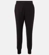 Stella Mccartney Joggers Wool Elastic Waistband In Blue