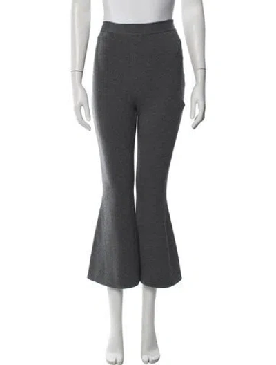 Pre-owned Stella Mccartney Wool Flared Pants In Grey