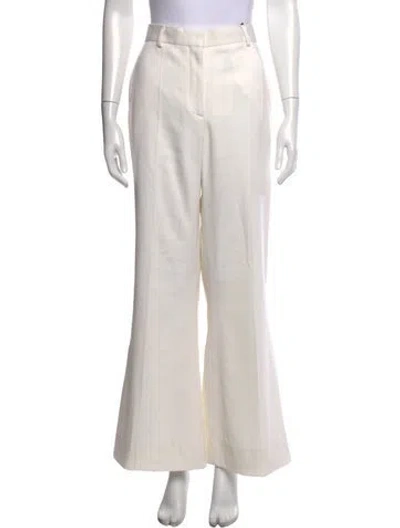 Pre-owned Stella Mccartney Wool Flared Pants W/ Tags In Neutrals