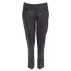 Stella Mccartney Wool Houndstooth Pleat Pants In Grey