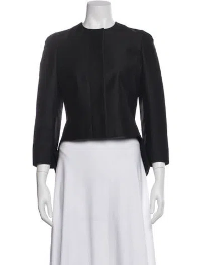 Pre-owned Stella Mccartney Wool Jacket In Black