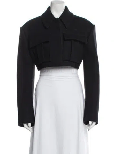 Pre-owned Stella Mccartney Wool Jacket In Black