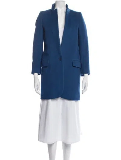 Pre-owned Stella Mccartney Wool Jacket In Blue