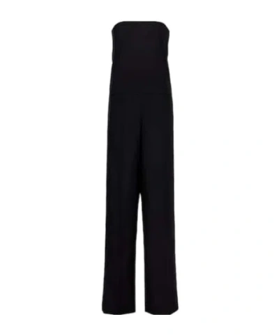 Stella Mccartney Wool Jumpsuit In Black