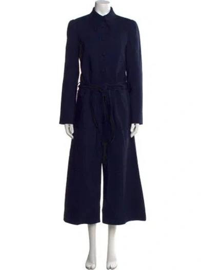 Pre-owned Stella Mccartney Wool Jumpsuit In Blue