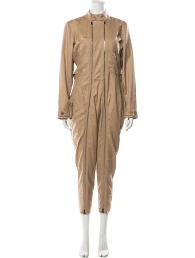 Pre-owned Stella Mccartney Wool Jumpsuit In Neutrals