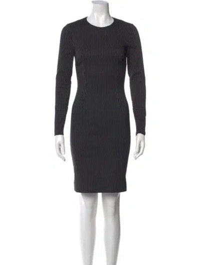 Pre-owned Stella Mccartney Wool Knee-length Dress In Black
