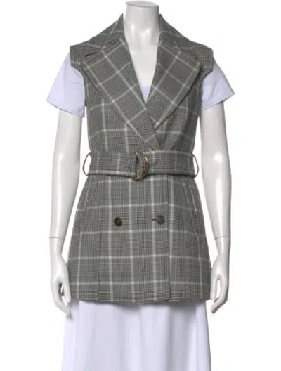 Pre-owned Stella Mccartney Wool Knee-length Dress In Gray