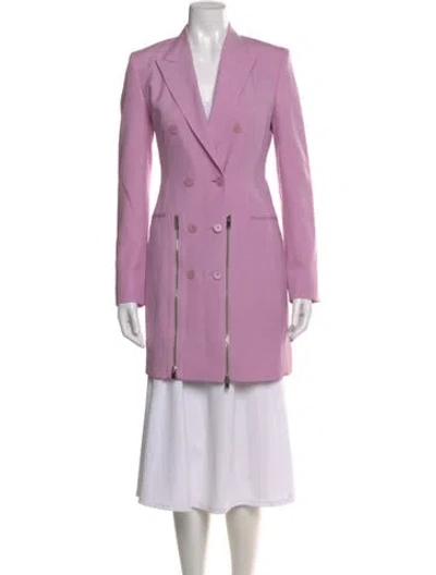 Pre-owned Stella Mccartney Wool Knee-length Dress In Purple