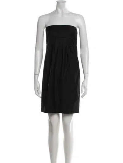 Pre-owned Stella Mccartney Wool Knee-length Dress W/ Tags In Black