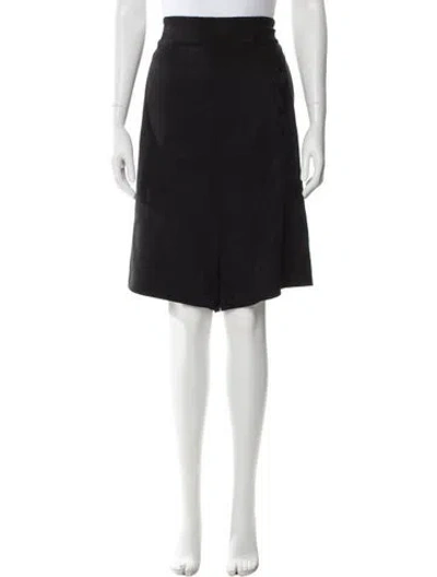 Pre-owned Stella Mccartney Wool Knee-length Shorts In Black