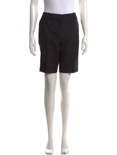 Pre-owned Stella Mccartney Wool Knee-length Shorts In Black