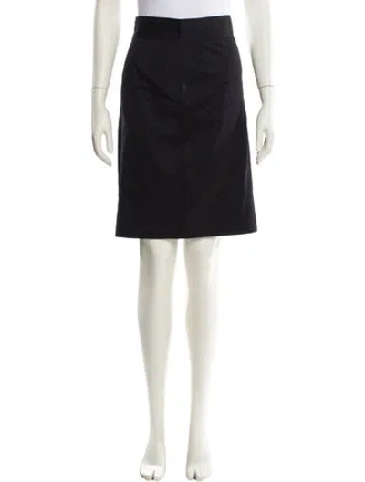 Pre-owned Stella Mccartney Wool Knee-length Skirt In Black