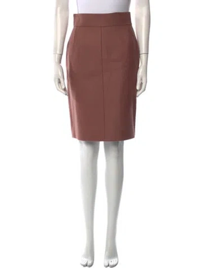 Pre-owned Stella Mccartney Wool Knee-length Skirt In Pink