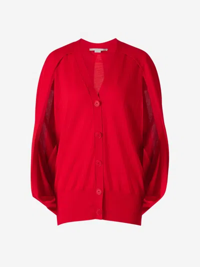 STELLA MCCARTNEY STELLA MCCARTNEY WOOL KNIT CARDIGAN