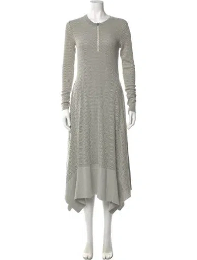 Pre-owned Stella Mccartney Wool Long Dress In Neutral