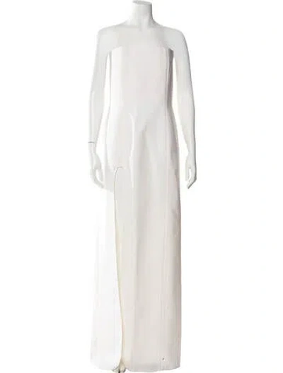 Pre-owned Stella Mccartney Wool Long Dress W/ Tags In Neutral