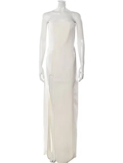Pre-owned Stella Mccartney Wool Long Dress W/ Tags In Neutral