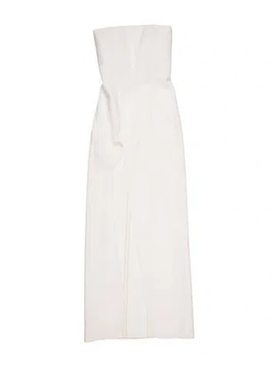 Pre-owned Stella Mccartney Wool Long Dress In White