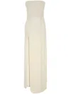Stella Mccartney Stella Mc Cartney White Wool Long Dress In Neutrals