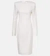 Stella Mccartney Wool Midi Dress In White
