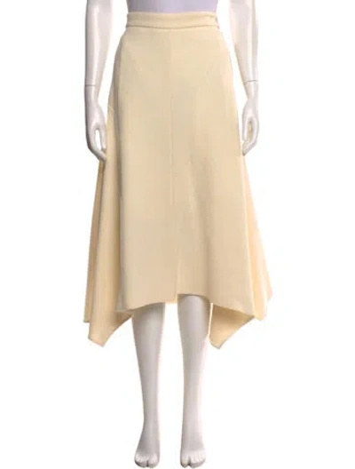 Pre-owned Stella Mccartney Wool Midi Length Skirt In Neutral