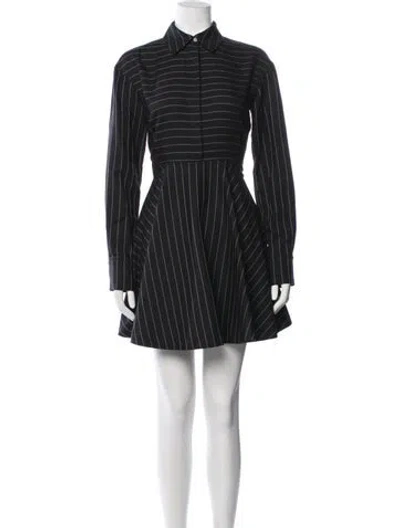 Pre-owned Stella Mccartney Wool Mini Dress In Blue