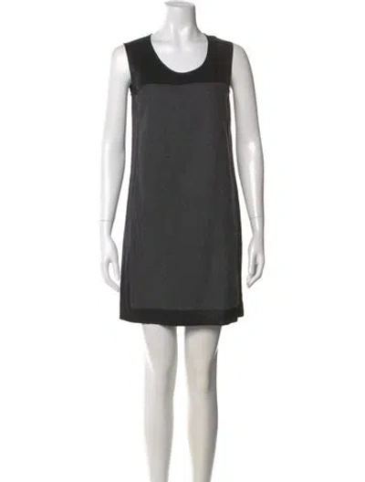 Pre-owned Stella Mccartney Wool Mini Dress In Multi