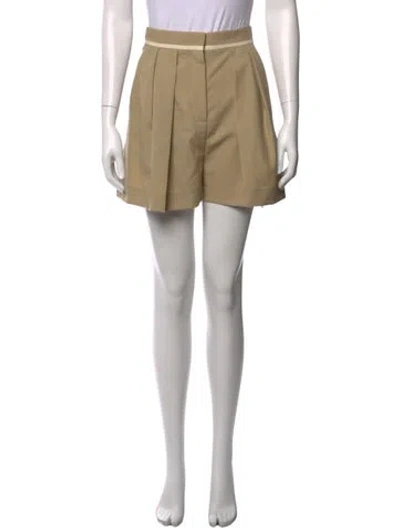 Pre-owned Stella Mccartney Wool Mini Shorts In Neutral