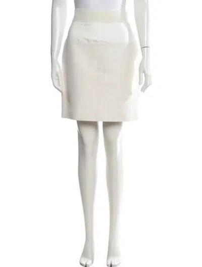 Pre-owned Stella Mccartney Wool Mini Skirt In Neutrals
