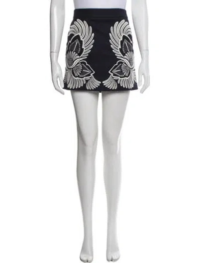 Pre-owned Stella Mccartney Wool Mini Skirt In White