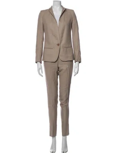 Pre-owned Stella Mccartney Wool Pant Set In Neutral