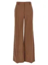Stella Mccartney Wool Trousers With Wide Leg And Front Crease
