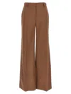 Stella Mccartney Wool Trousers With Wide Leg And Front Crease