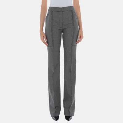 Pre-owned Stella Mccartney Wool Pants 40 In Grey