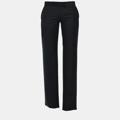 Pre-owned Stella Mccartney Wool Pants 42 In Black