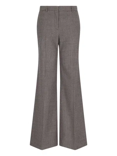 STELLA MCCARTNEY EMBROIDERED WOOL PALAZZO PANT