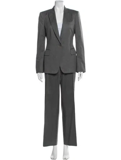 Pre-owned Stella Mccartney Wool Pantsuit In Gray
