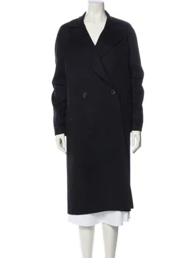 Pre-owned Stella Mccartney Wool Peacoat In Black