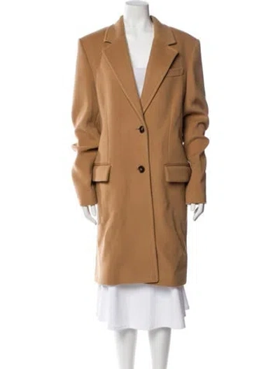 Pre-owned Stella Mccartney Wool Peacoat In Brown